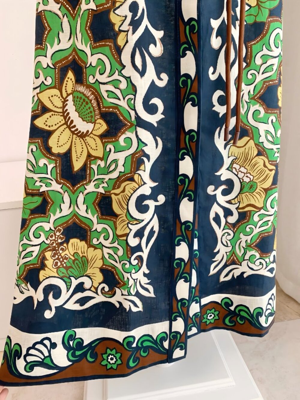 ALÉMAIS Liana printed linen midi shirt dress - Picture 10 of 13